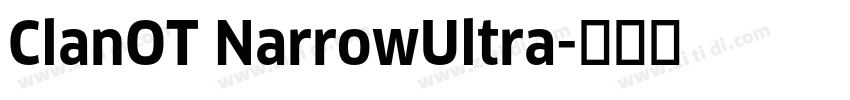 ClanOT NarrowUltra字体转换